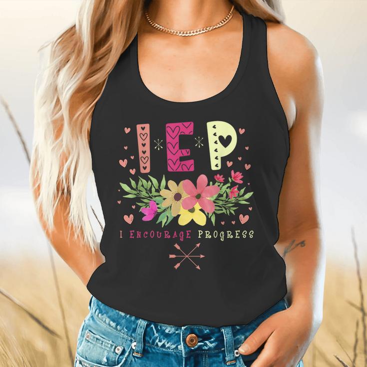 IEP I Encourage Progress Teacher Special Education Men Women Flowy Tank, gift for family, gift for coworker IEP I Encourage Progress Teacher Special Education Men Women Flowy Tank, gift for family, gift for coworker