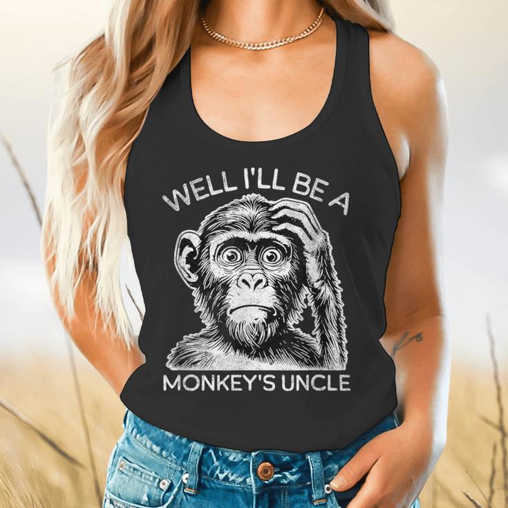 Well I'Ll Be a Monkey's Uncle Teacher And Student Flowy Tank, gift for family, gift for coworker