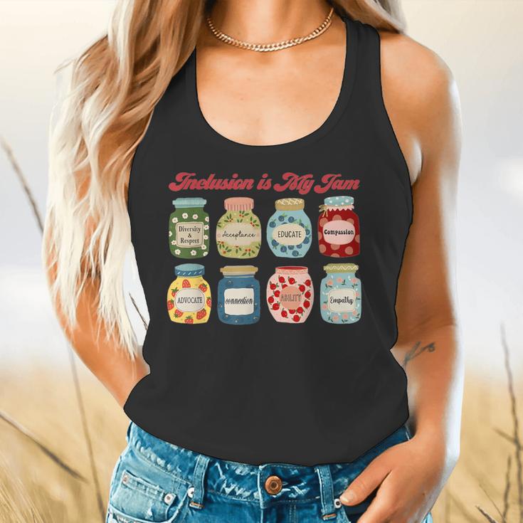 Inclusion Is My Jam Special Education Teacher Autism Flowy Tank, gift for family, gift for coworker Inclusion Is My Jam Special Education Teacher Autism Flowy Tank, gift for family, gift for coworker