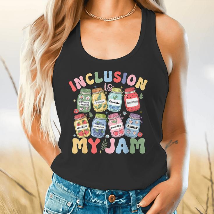 Inclusion Is My Jam SPED Teacher Special Education Life Flowy Tank, gift for family, gift for coworker