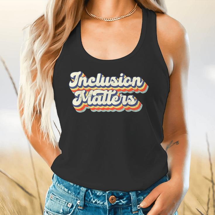 Inclusion Matters Special Education Sped Teacher Vintage Flowy Tank, gift for family, gift for coworker Inclusion Matters Special Education Sped Teacher Vintage Flowy Tank, gift for family, gift for coworker