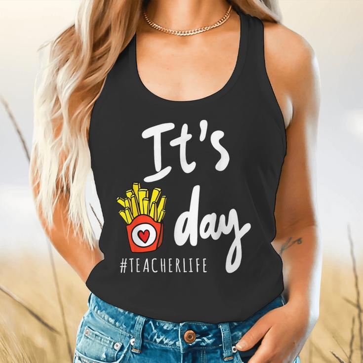 It's Fry Day Teacher Life Flowy Tank, gift for family, gift for coworker It's Fry Day Teacher Life Flowy Tank, gift for family, gift for coworker