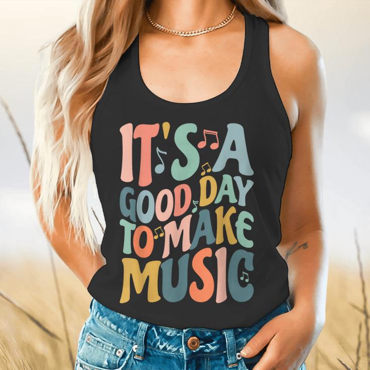 It's A Good Day To Make Music Musician Band Music Teacher Flowy Tank, gift for family, gift for coworker