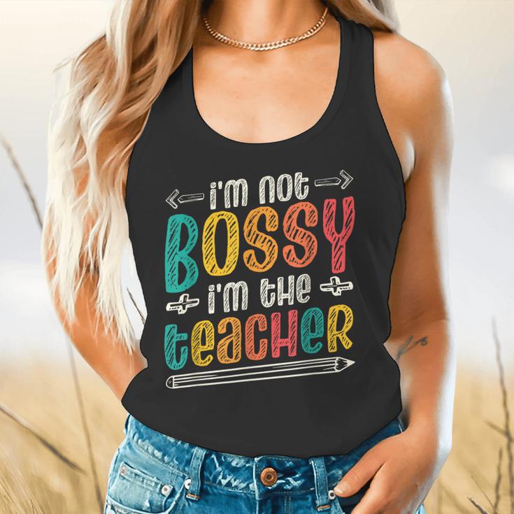 I´m Not Bossy I´m The Teacher Graduation Men Women Flowy Tank, gift for family, gift for coworker I´m Not Bossy I´m The Teacher Graduation Men Women Flowy Tank, gift for family, gift for coworker