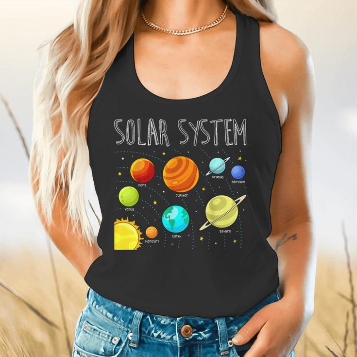 Kids Solar Systems Cute Planets Space Science Teacher School Flowy Tank, gift for family, gift for coworker Kids Solar Systems Cute Planets Space Science Teacher School Flowy Tank, gift for family, gift for coworker