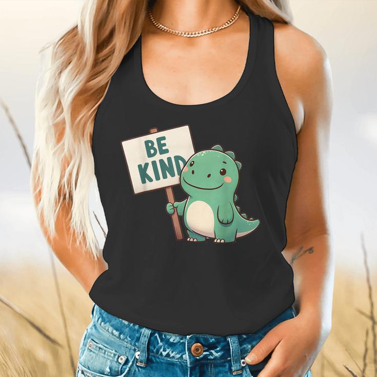 Be Kind Teacher Anti-Bullying Dino Kindness Women Men Boys Flowy Tank, gift for family, gift for coworker Be Kind Teacher Anti-Bullying Dino Kindness Women Men Boys Flowy Tank, gift for family, gift for coworker