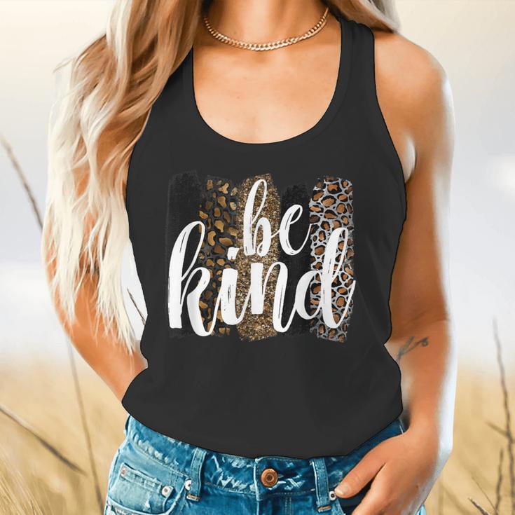 Be Kind Women Inspirational Teacher Animal Print Flowy Tank, gift for family, gift for coworker Be Kind Women Inspirational Teacher Animal Print Flowy Tank, gift for family, gift for coworker