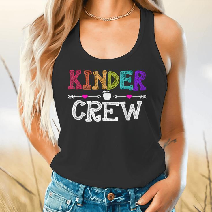 Kinder Crew Kindergarten Teacher 1st Day Of School Flowy Tank, gift for family, gift for coworker Kinder Crew Kindergarten Teacher 1st Day Of School Flowy Tank, gift for family, gift for coworker