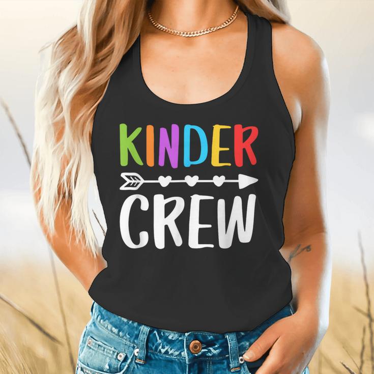 Kinder Crew Shirt Kindergarten Boy Girl Student Teacher Flowy Tank, gift for family, gift for coworker