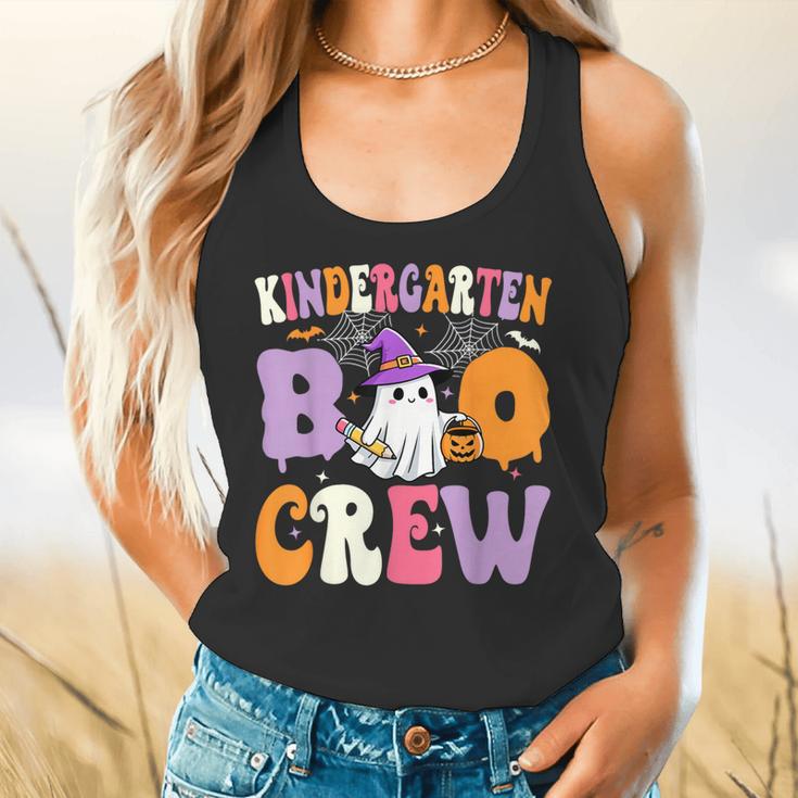 Kindergarten Boo Crew Spooky Kindergarten Halloween Teacher Flowy Tank, gift for family, gift for coworker Kindergarten Boo Crew Spooky Kindergarten Halloween Teacher Flowy Tank, gift for family, gift for coworker