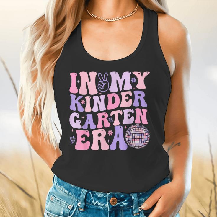 In My Kindergarten Era Teacher Kids Back To School Kinder Flowy Tank, gift for family, gift for coworker