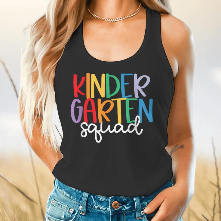 Kindergarten Squad Team Crew Teacher Back To School Flowy Tank, gift for family, gift for coworker Kindergarten Squad Team Crew Teacher Back To School Flowy Tank, gift for family, gift for coworker