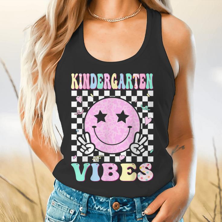 Kindergarten Vibes First Day Of School Kindergarten Teacher Flowy Tank, gift for family, gift for coworker
