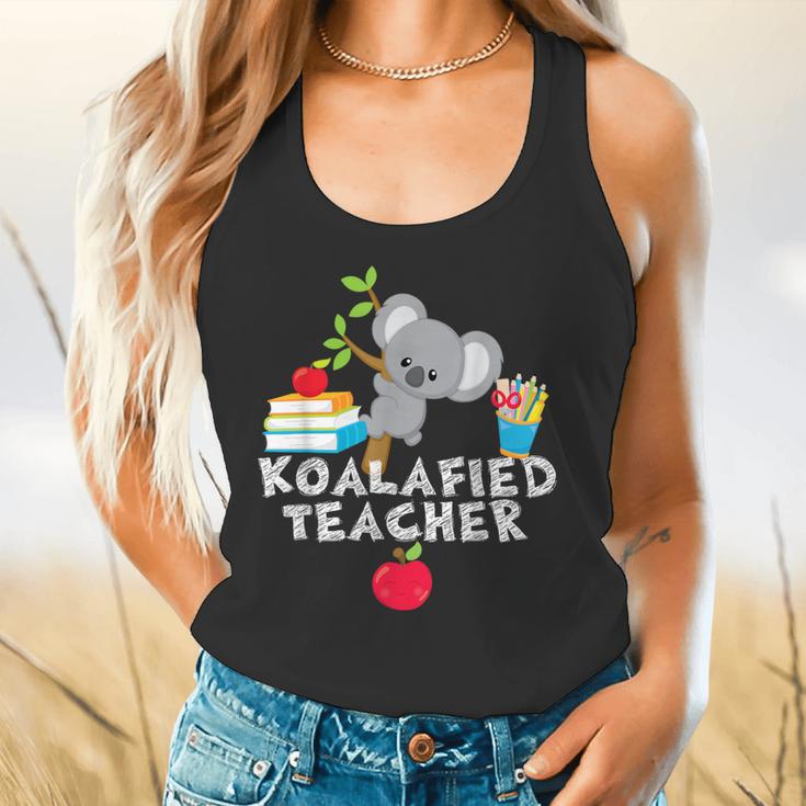 Koalafied Teacher Proud School Teacher Koala Cute T-Shirt Flowy Tank, gift for family, gift for coworker