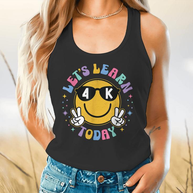 Lets Learn Today Shirt Smile Face 4K Teacher Back To School Flowy Tank, gift for family, gift for coworker Lets Learn Today Shirt Smile Face 4K Teacher Back To School Flowy Tank, gift for family, gift for coworker
