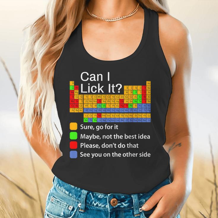 Can I Lick It Periodic Table Chemistry Teachers Flowy Tank, gift for family, gift for coworker