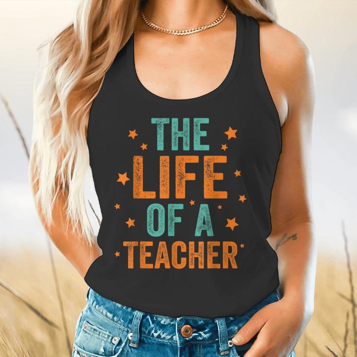 The Life Of A Teacher Flowy Tank, gift for family, gift for coworker
