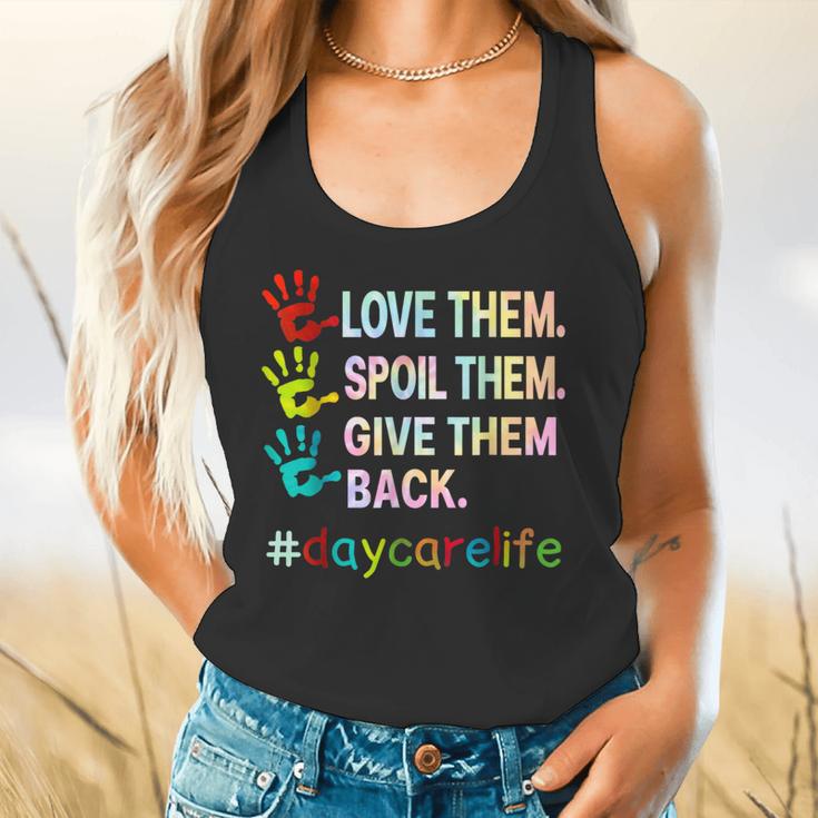 Love Daycare Provider Childcare Teacher Tie Dye Flowy Tank, gift for family, gift for coworker Love Daycare Provider Childcare Teacher Tie Dye Flowy Tank, gift for family, gift for coworker