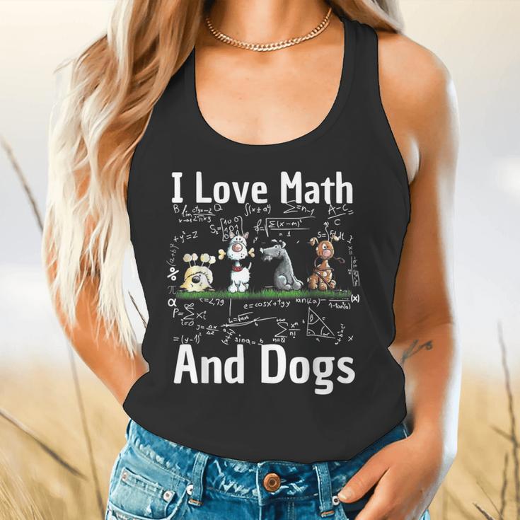 I Love Maths And Dogs Puppy Dog Lover Teacher Student Flowy Tank, gift for family, gift for coworker I Love Maths And Dogs Puppy Dog Lover Teacher Student Flowy Tank, gift for family, gift for coworker
