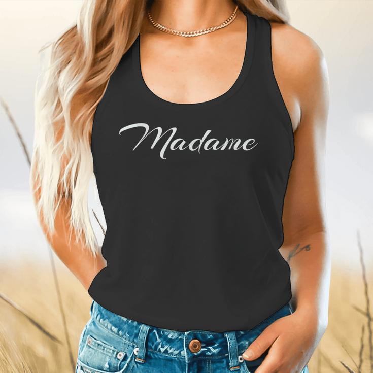 Madame French Teachers T-Shirt Flowy Tank, gift for family, gift for coworker