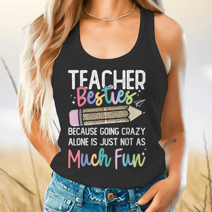 Matching Teachers Last Day Of School Teacher Besties Flowy Tank, gift for family, gift for coworker