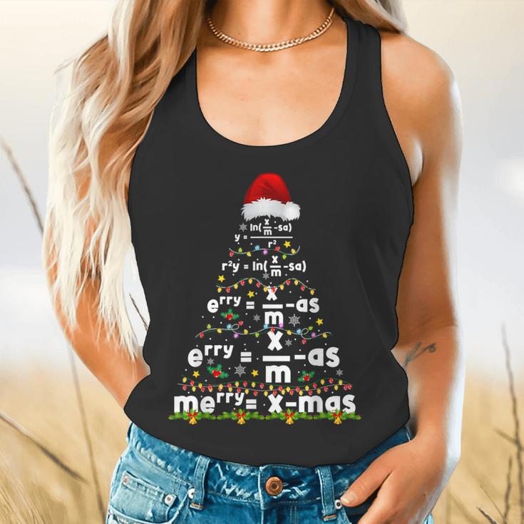 Math Equation Merry Xmas Season Teacher Christmas Tree Flowy Tank, gift for family, gift for coworker Math Equation Merry Xmas Season Teacher Christmas Tree Flowy Tank, gift for family, gift for coworker