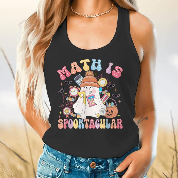 Math Is Spooktacular Math Teacher Spooky Halloween Flowy Tank, gift for family, gift for coworker Math Is Spooktacular Math Teacher Spooky Halloween Flowy Tank, gift for family, gift for coworker