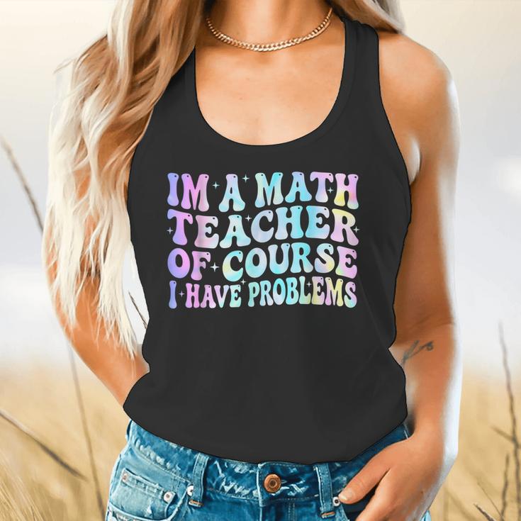 Math Teacher Im a Math Teacher Of Course I Have Problems Flowy Tank, gift for family, gift for coworker Math Teacher Im a Math Teacher Of Course I Have Problems Flowy Tank, gift for family, gift for coworker