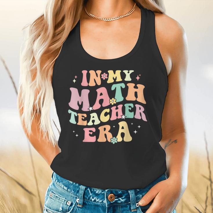In My Math Teacher Era Retro Back To School Groovy Teacher Men Women Flowy Tank, gift for family, gift for coworker In My Math Teacher Era Retro Back To School Groovy Teacher Men Women Flowy Tank, gift for family, gift for coworker