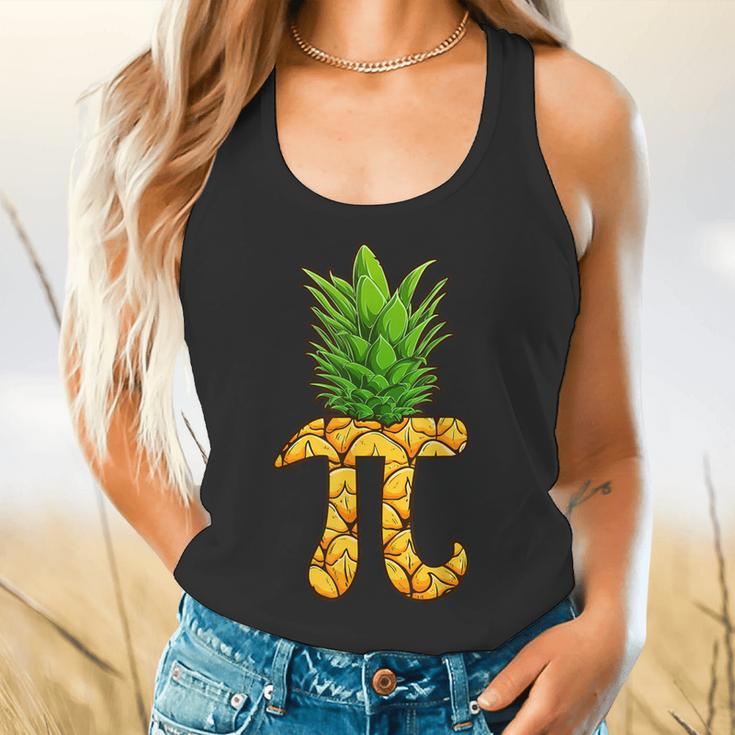 Math Teacher Hawaiian Shirts Pineapple Pi Day Symbol Flowy Tank, gift for family, gift for coworker