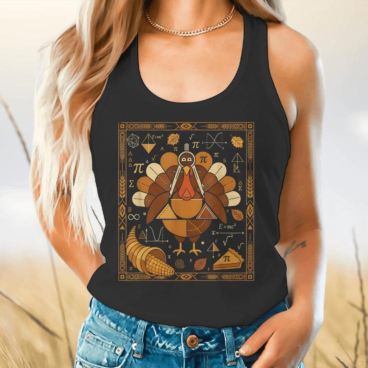Math Turkey Teacher Thanksgiving Geometric Pi Equation Flowy Tank, gift for family, gift for coworker Math Turkey Teacher Thanksgiving Geometric Pi Equation Flowy Tank, gift for family, gift for coworker