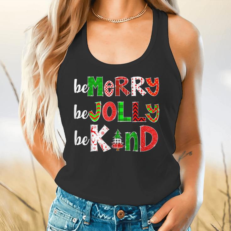 Be Merry Be Jolly Be Kind Merry Christmas Teacher Xmas Pjs Flowy Tank, gift for family, gift for coworker