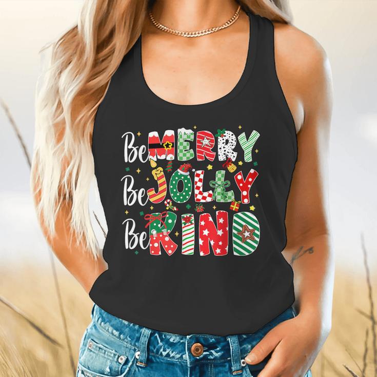 Be Merry Be Jolly Be Kind Merry Christmas Teacher Xmas PJs Flowy Tank, gift for family, gift for coworker Be Merry Be Jolly Be Kind Merry Christmas Teacher Xmas PJs Flowy Tank, gift for family, gift for coworker