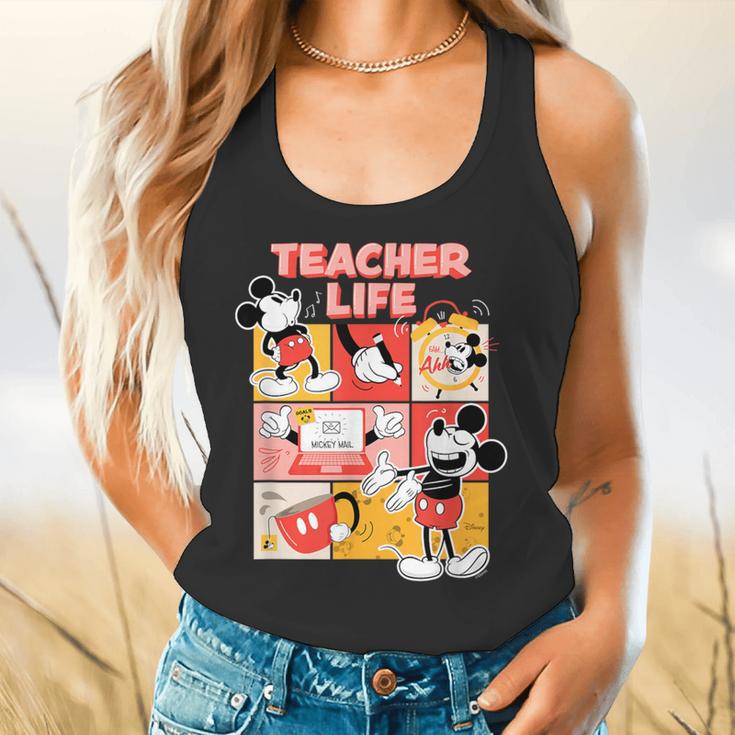 Mickey Mouse Teacher Life Flowy Tank, gift for family, gift for coworker Mickey Mouse Teacher Life Flowy Tank, gift for family, gift for coworker