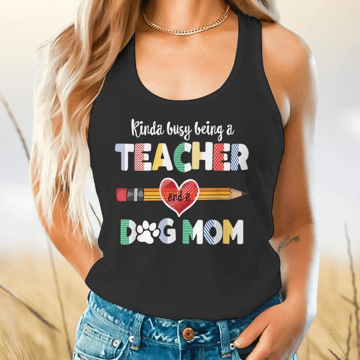 Mothers Day For Teacher Dog Lover Dog Mom Teacher Flowy Tank, gift for family, gift for coworker