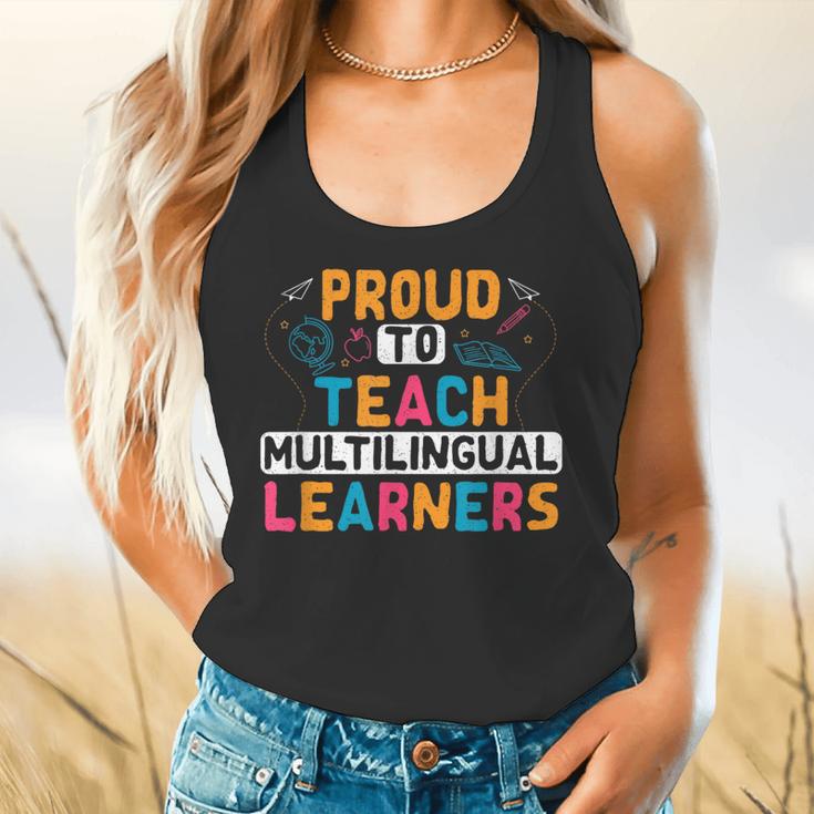 Multilingual Teacher Linguist Language ESL Teaching Flowy Tank, gift for family, gift for coworker Multilingual Teacher Linguist Language ESL Teaching Flowy Tank, gift for family, gift for coworker