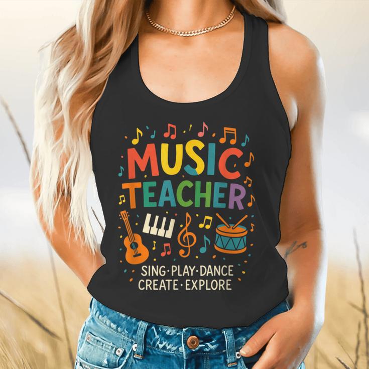 Music Teacher Music Sing Play Dance Choir Piano Flowy Tank, gift for family, gift for coworker Music Teacher Music Sing Play Dance Choir Piano Flowy Tank, gift for family, gift for coworker