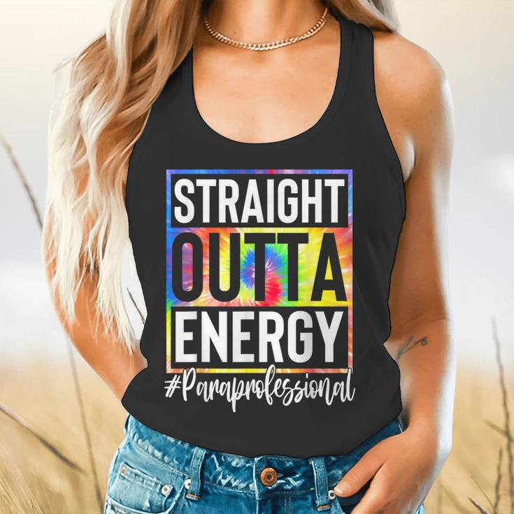 Paraprofessional Straight Outta Energy Teacher Life For Men Women Flowy Tank, gift for family, gift for coworker Paraprofessional Straight Outta Energy Teacher Life For Men Women Flowy Tank, gift for family, gift for coworker