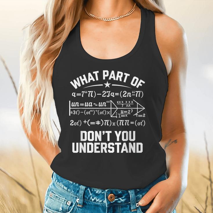 What Part Of Don't You Understand Math Teacher Flowy Tank, gift for family, gift for coworker What Part Of Don't You Understand Math Teacher Flowy Tank, gift for family, gift for coworker