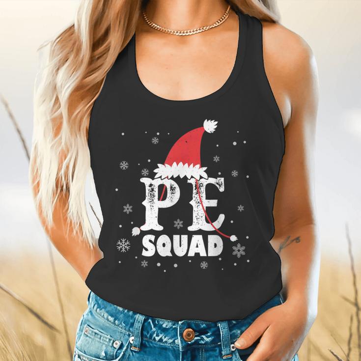 PE Squad Christmas PE Teacher Matching Xmas Flowy Tank, gift for family, gift for coworker PE Squad Christmas PE Teacher Matching Xmas Flowy Tank, gift for family, gift for coworker