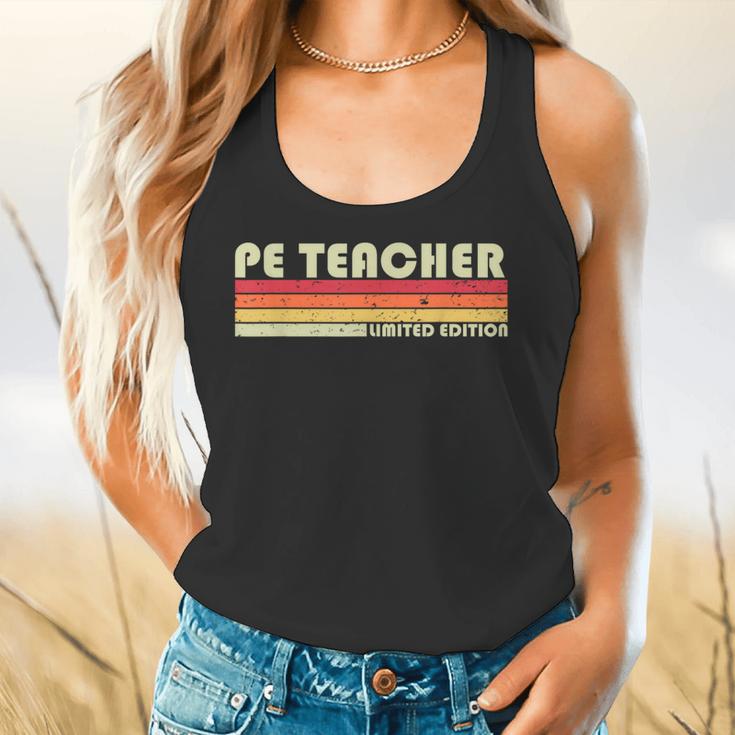PE TEACHER Job Title Profession Birthday Worker Idea Flowy Tank, gift for family, gift for coworker PE TEACHER Job Title Profession Birthday Worker Idea Flowy Tank, gift for family, gift for coworker