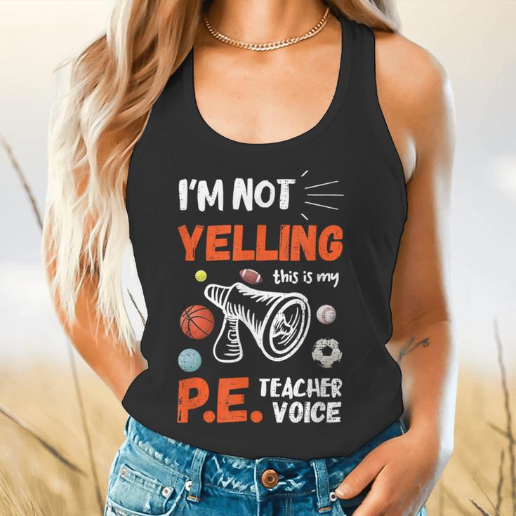PE Teacher Voice PE Teacher School Fitness Class Flowy Tank, gift for family, gift for coworker PE Teacher Voice PE Teacher School Fitness Class Flowy Tank, gift for family, gift for coworker