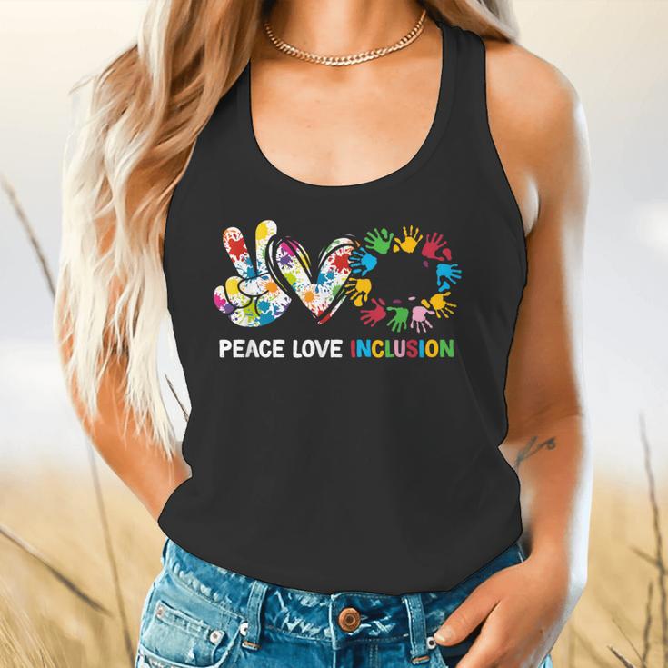 Peace Love Inclusion Sped Squad Special-Ed Teacher Daycare Flowy Tank, gift for family, gift for coworker Peace Love Inclusion Sped Squad Special-Ed Teacher Daycare Flowy Tank, gift for family, gift for coworker