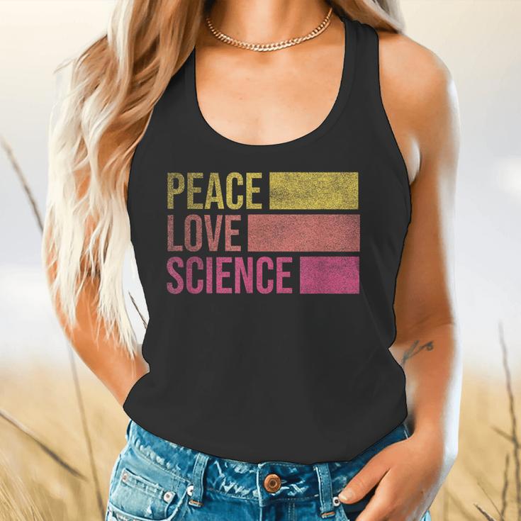Peace Love Science Lovers Math Chemistry Teacher Flowy Tank, gift for family, gift for coworker Peace Love Science Lovers Math Chemistry Teacher Flowy Tank, gift for family, gift for coworker