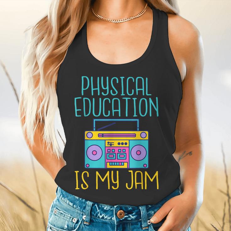 Physical Education Is My Jam PE Teacher Flowy Tank, gift for family, gift for coworker Physical Education Is My Jam PE Teacher Flowy Tank, gift for family, gift for coworker