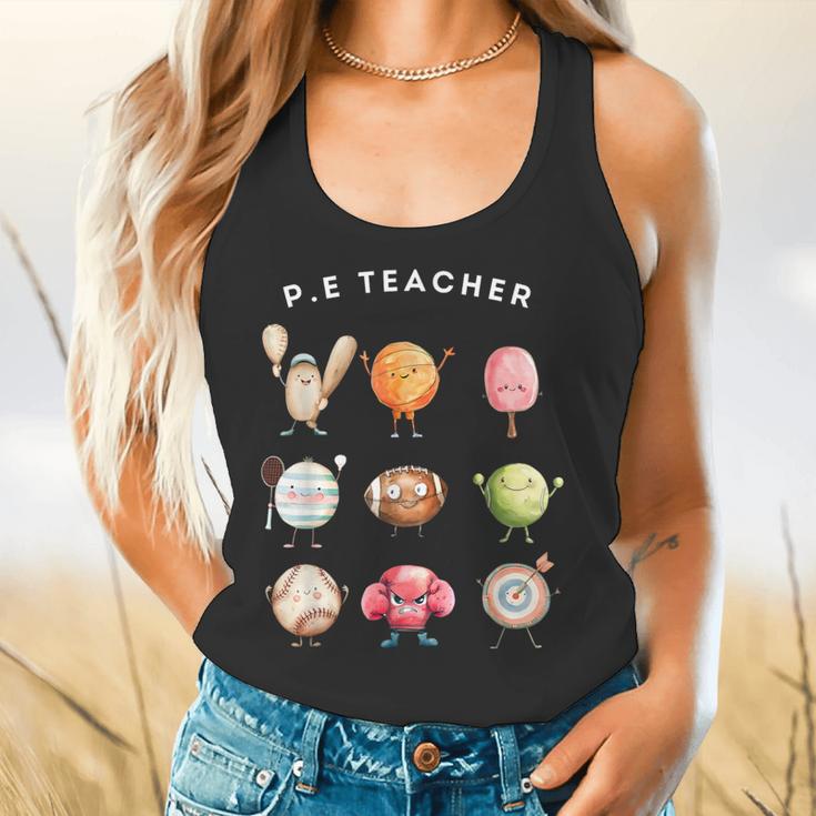 Physical Education Teacher PE Teacher Specials Back School Flowy Tank, gift for family, gift for coworker