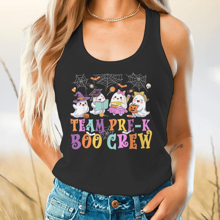 Pre-K Boo Crew Ghost Halloween Teacher Student Flowy Tank, gift for family, gift for coworker Pre-K Boo Crew Ghost Halloween Teacher Student Flowy Tank, gift for family, gift for coworker