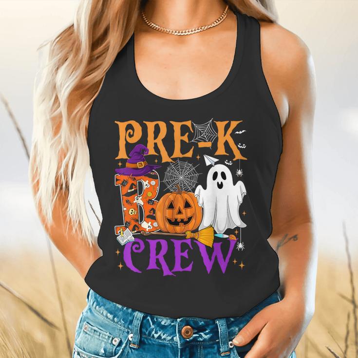 Pre-K Boo Crew Teacher Student Halloween Costume Flowy Tank, gift for family, gift for coworker