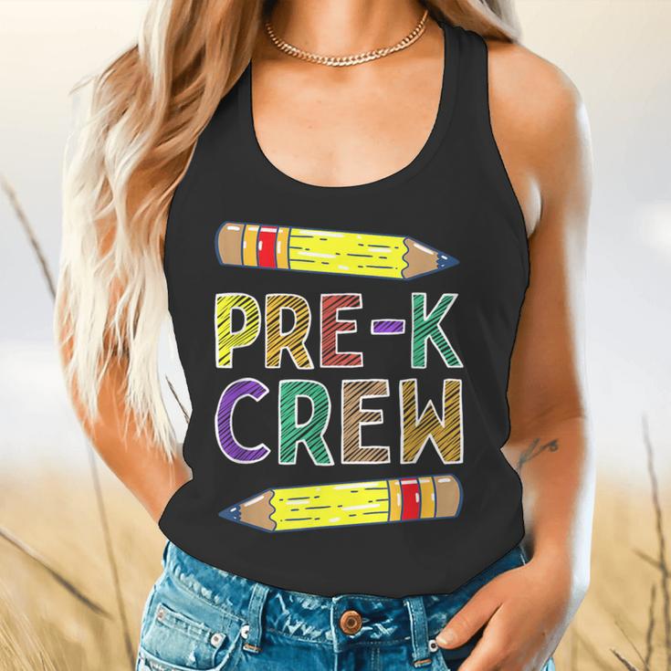 Pre-K Crew PreK Teachers Back To School Flowy Tank, gift for family, gift for coworker Pre-K Crew PreK Teachers Back To School Flowy Tank, gift for family, gift for coworker