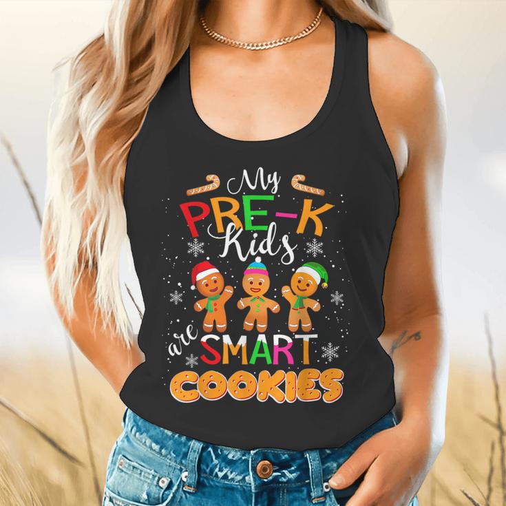 My Pre-K Kids Are Smart Cookies Christmas Teacher Flowy Tank, gift for family, gift for coworker My Pre-K Kids Are Smart Cookies Christmas Teacher Flowy Tank, gift for family, gift for coworker